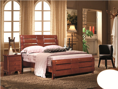 【龍翔品牌實木床 前鋒DT8315 現(xiàn)代簡約橡膠木雙人床 批發(fā) 出廠價】價格,廠家,圖片,床類,合肥新站區(qū)好伙伴家具經營部-